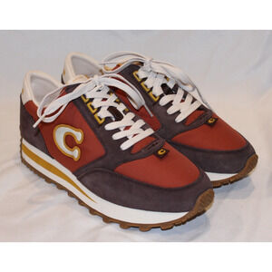 Coach Runner Sneakers MEN SZ 8 WOMEN'S SZ 10 RUST/MAPLE NIB‎ $195